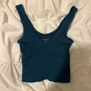 urban outfitters out from under dark green/blueish tank top size s